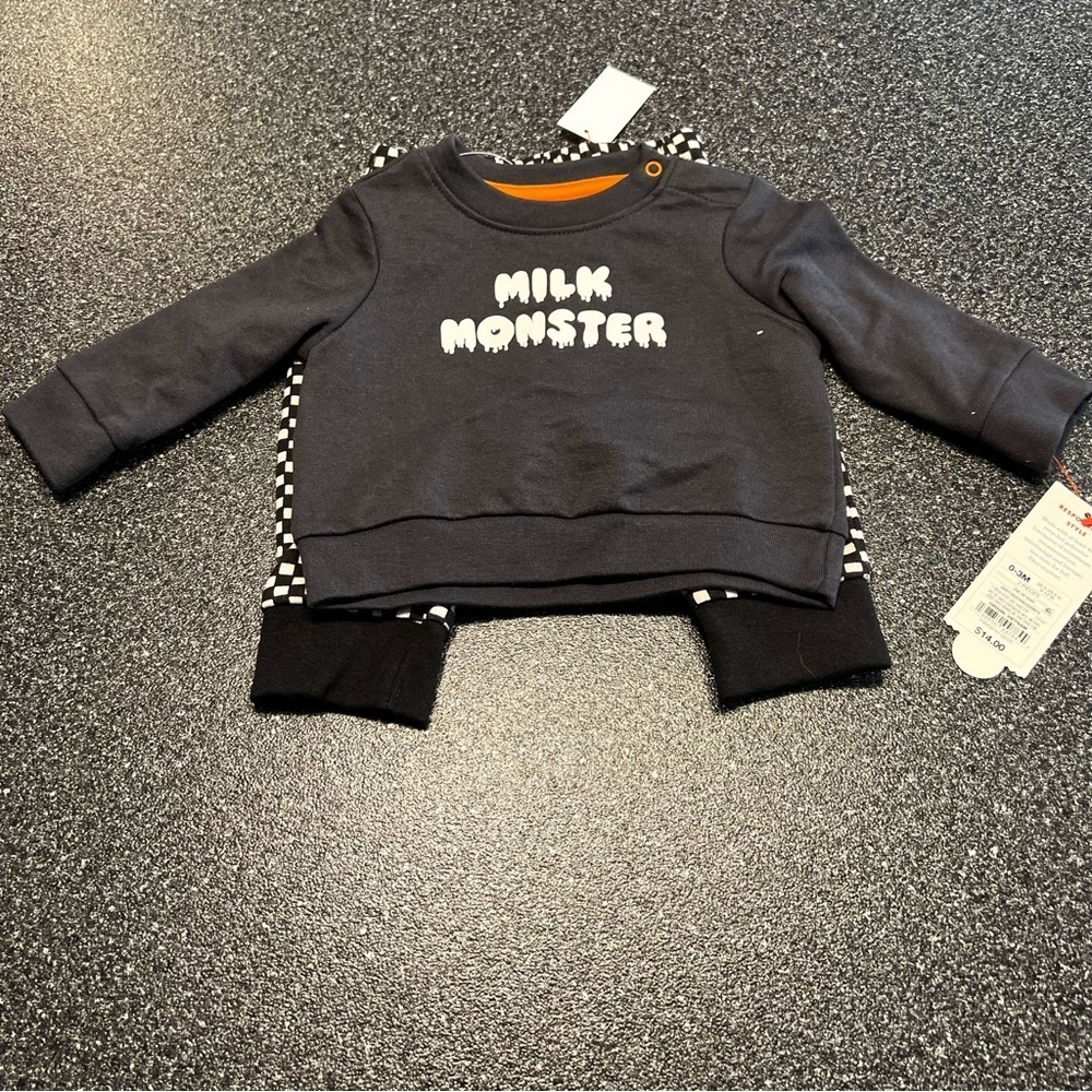 NWT Cat & Jack Milk Monster Costume - 0-3M - Picture 3 of 5
